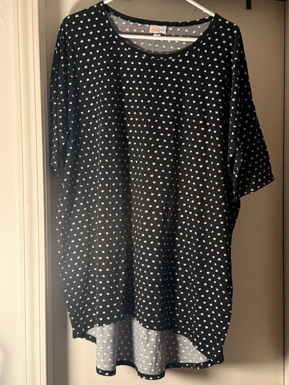 LuLaRoe Polka Dot Irma tunic XL GUC